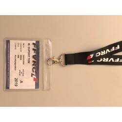 Tour de cou et support licence plastique