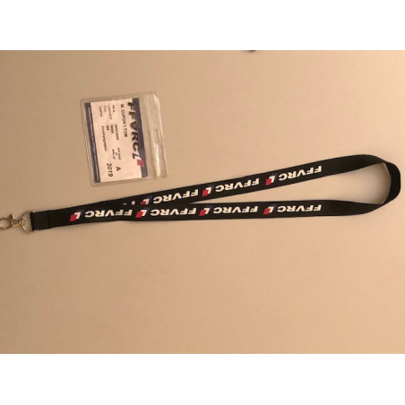 Tour de cou et support licence plastique